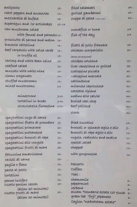 elios menu and prices.